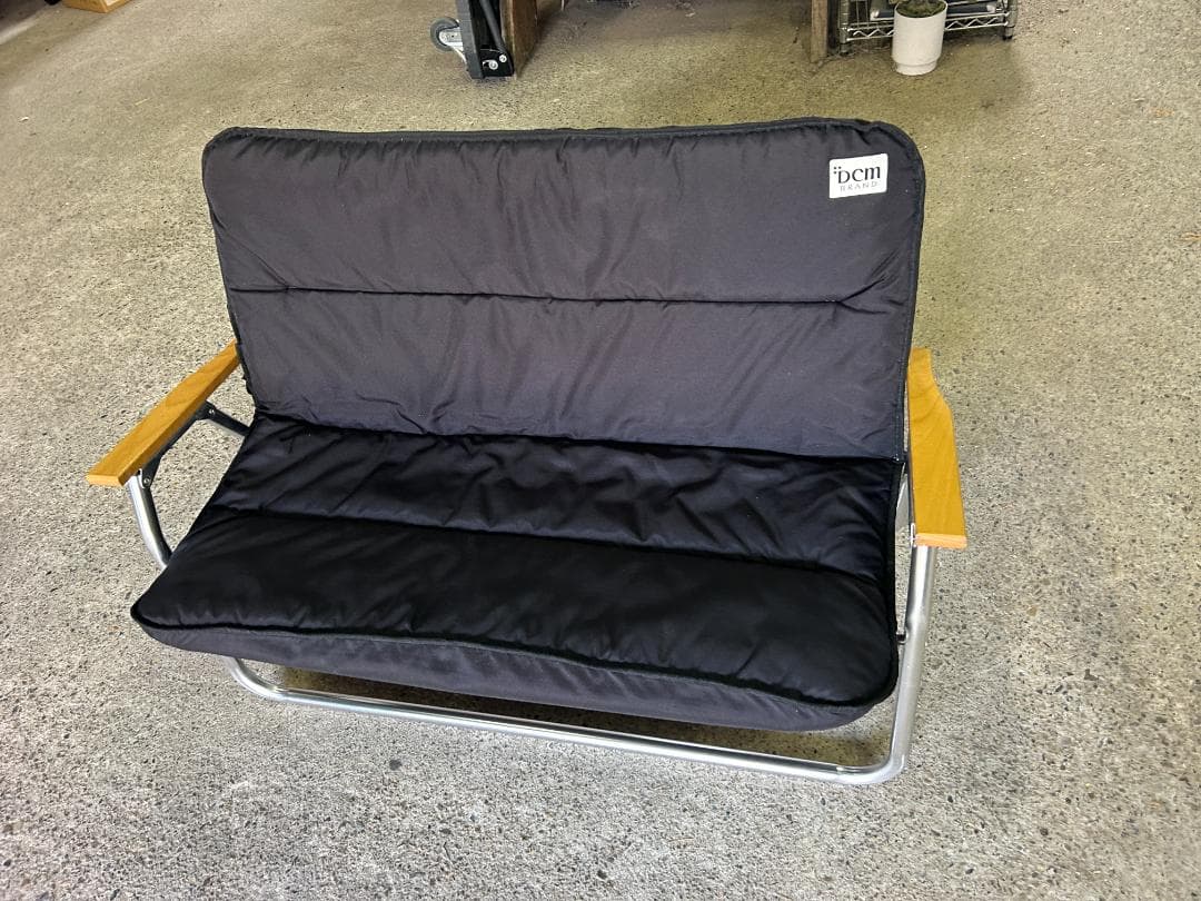 DCM 折りたたみアウトドアチェア 2人掛け 美品