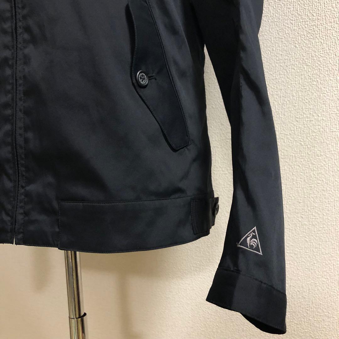 ルコックゴルフ◆ジップアップ ジャケット ブラック Mサイズ