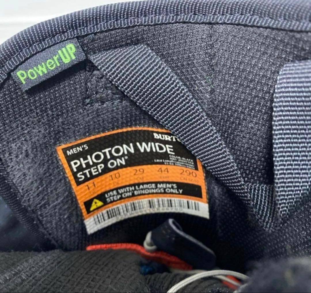 【29cm】 BURTON PHOTON WIDE STEPON バイン付き