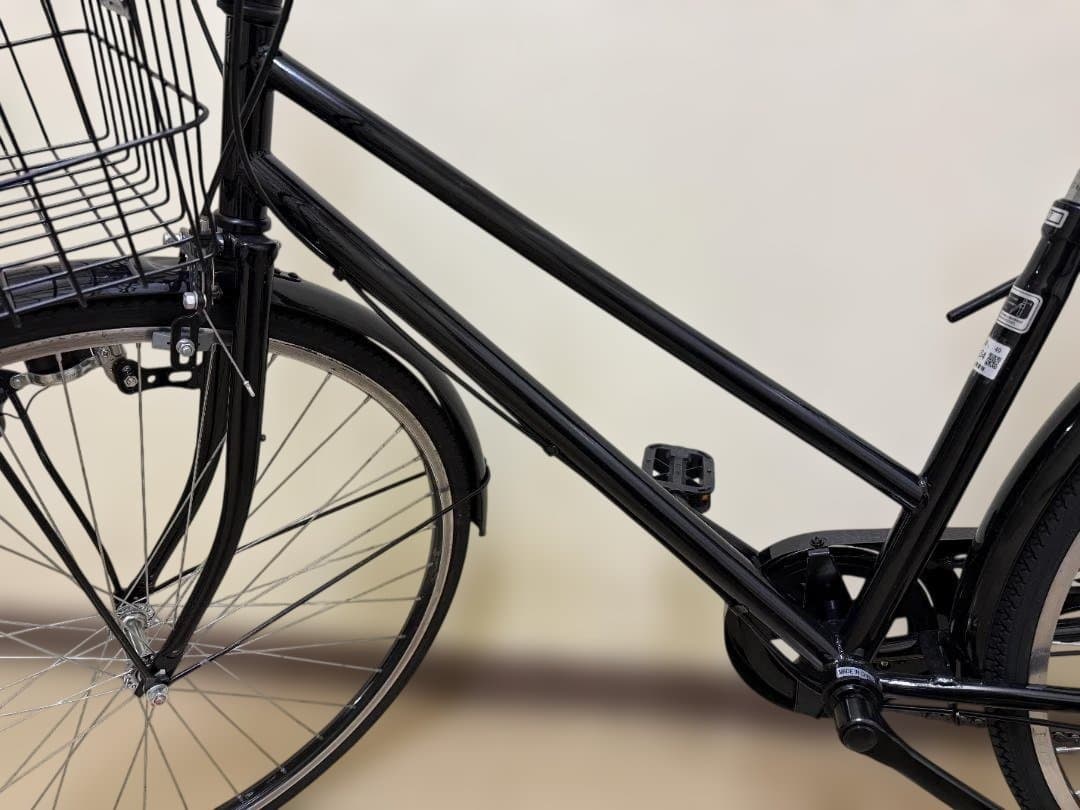 27インチ6段変速 シティサイクル 美品（黒）
