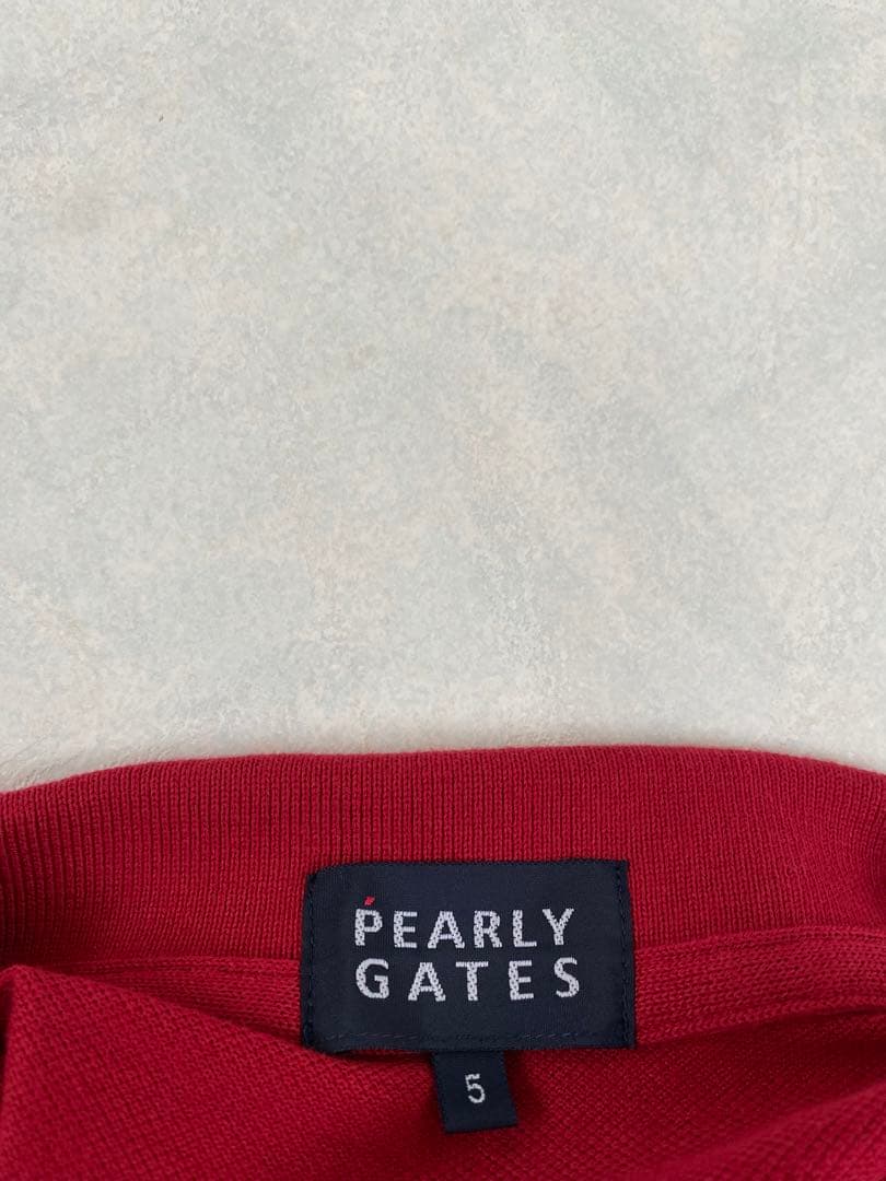 美品 PEARLY GATES ポロシャツ サイズ5 メンズ パーリーゲイツ