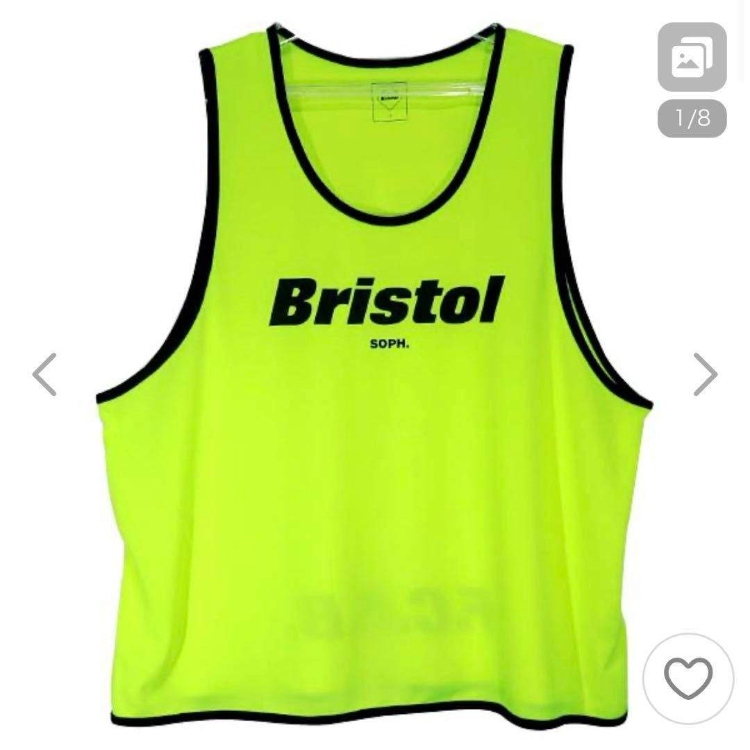 F.C.R.B. 2022 SS TEAM MESH BIBS　イエロー
