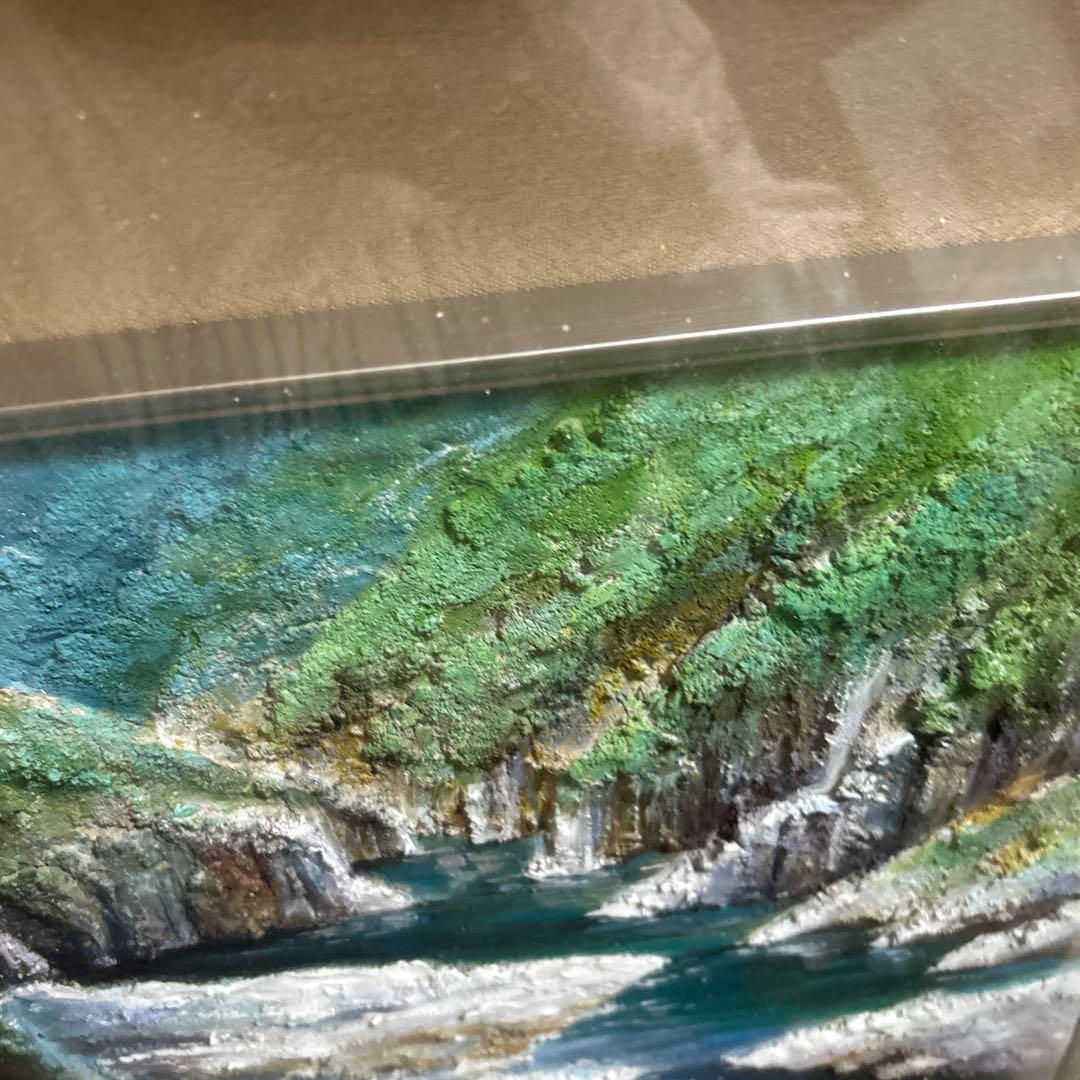 風景画　額縁入り絵画　アート作品