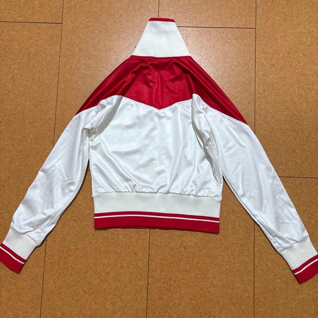 新品同様　レア　プーマ　L トラックジャケット　ヴィンテージ　紅白　ショート丈