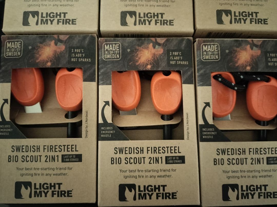 LIGHT MY FIRE ファイヤースチールスカウトBIO 新品 10個
