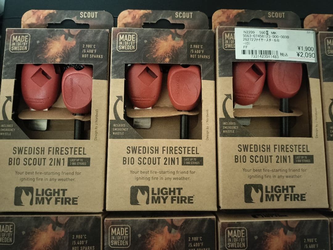 LIGHT MY FIRE ファイヤースチールスカウトBIO 新品 10個
