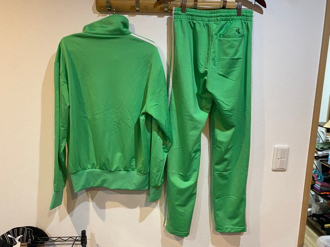 adidas originals PRIME Blue緑　ジャージ上下セット