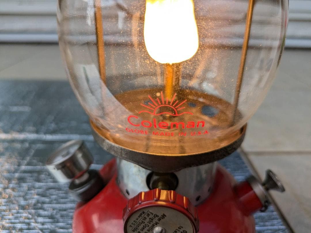 Coleman 200A　グローブ　レッドサンシャイン PYREX※グローブのみ