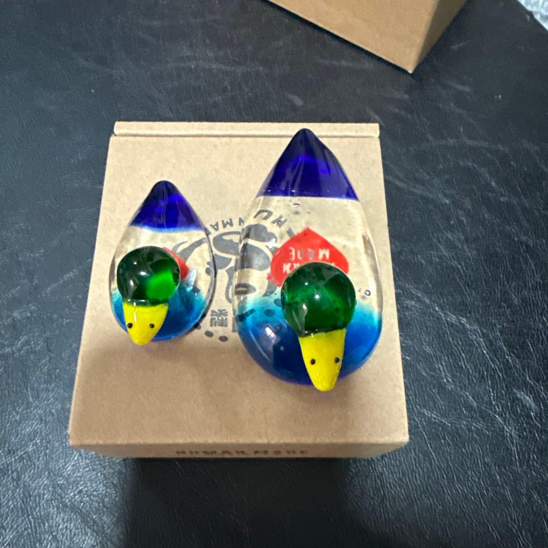 【新品】HUMAN MADE DUCK PAIR GLASS FIGURINE