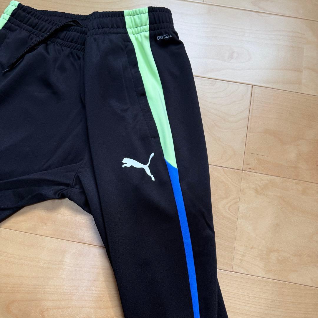 PUMA プーマ　サッカーウェア　上下セット　長袖　パンツ　黒ブラック　L 新品