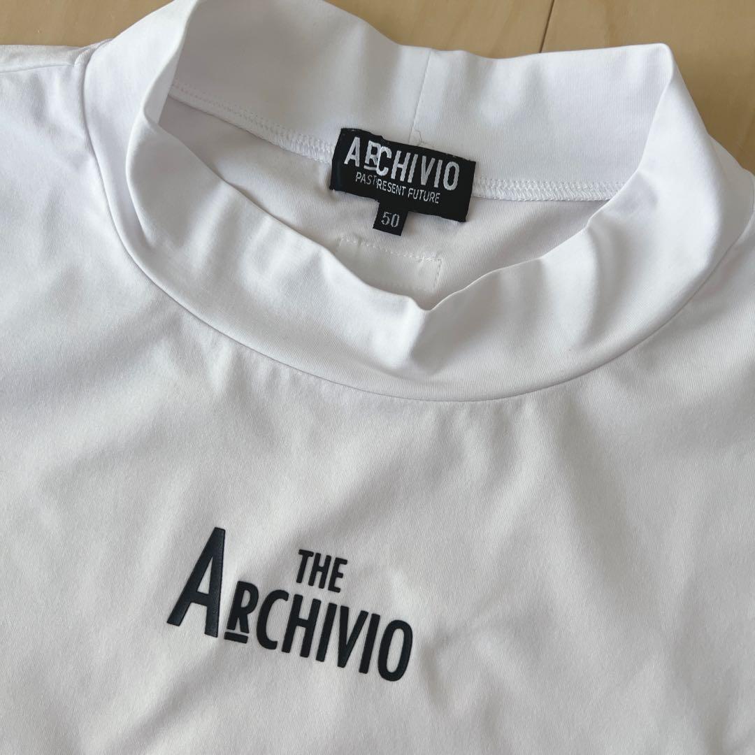 ARCHIVIO アルチビオ メンズ UV速乾 ハイネック プルオーバー ゴルフ