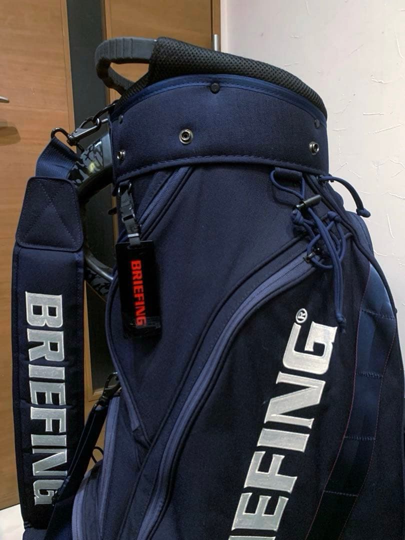 ブリーフィング　ゴルフ　briefing キャディバッグ　CR-5 ネイビー