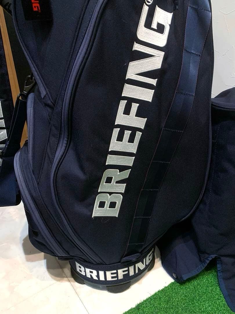 ブリーフィング　ゴルフ　briefing キャディバッグ　CR-5 ネイビー