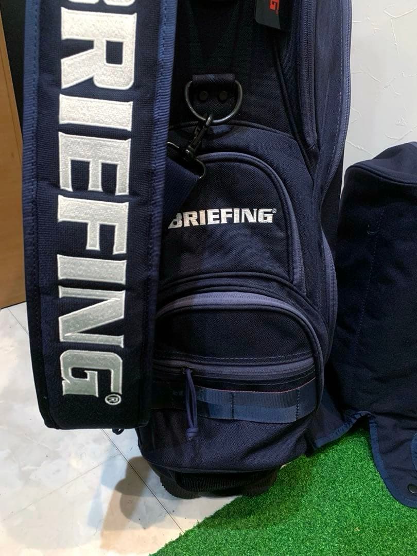 ブリーフィング　ゴルフ　briefing キャディバッグ　CR-5 ネイビー