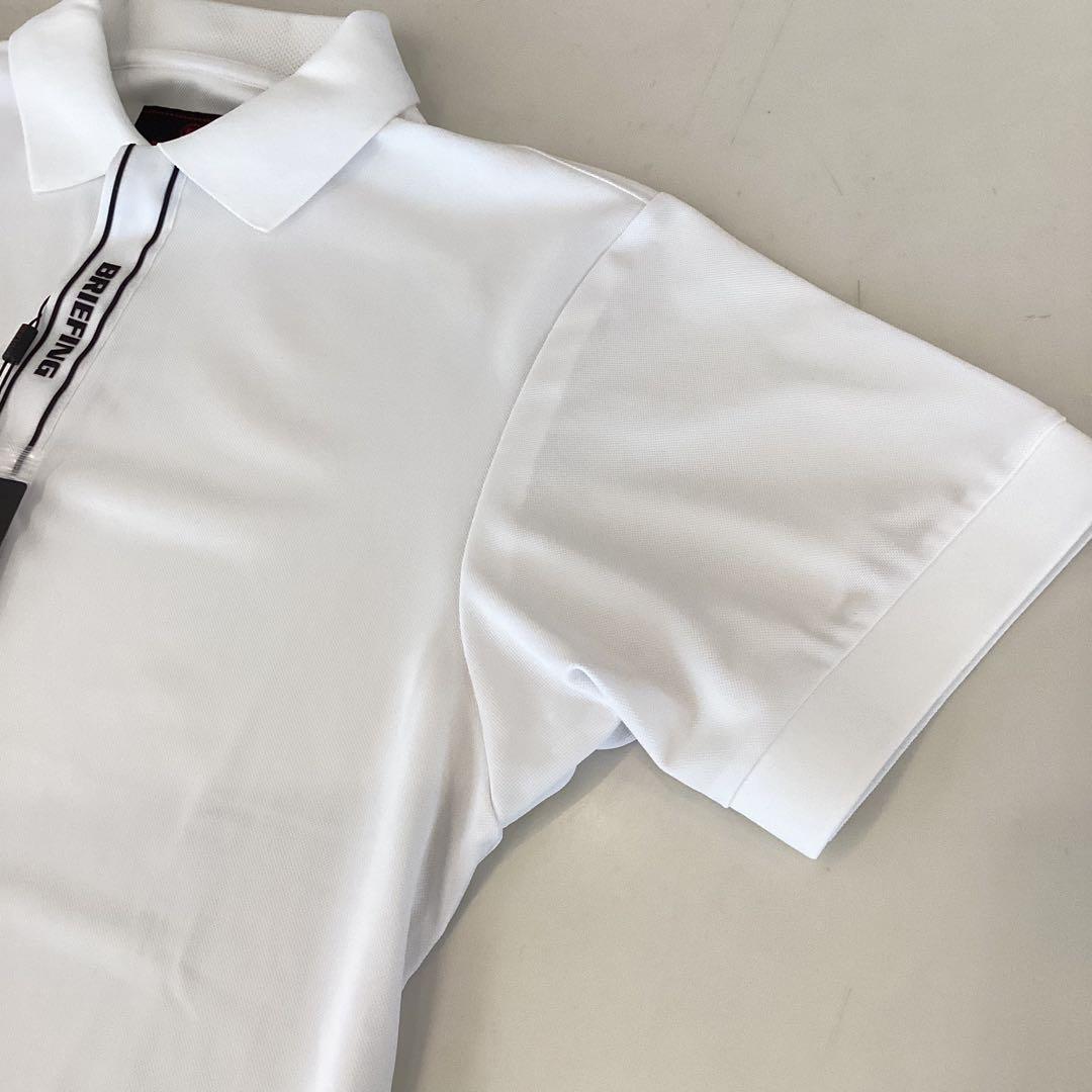 新品　BRIEFING MEN’S MINI LOGO POLO ホワイトS