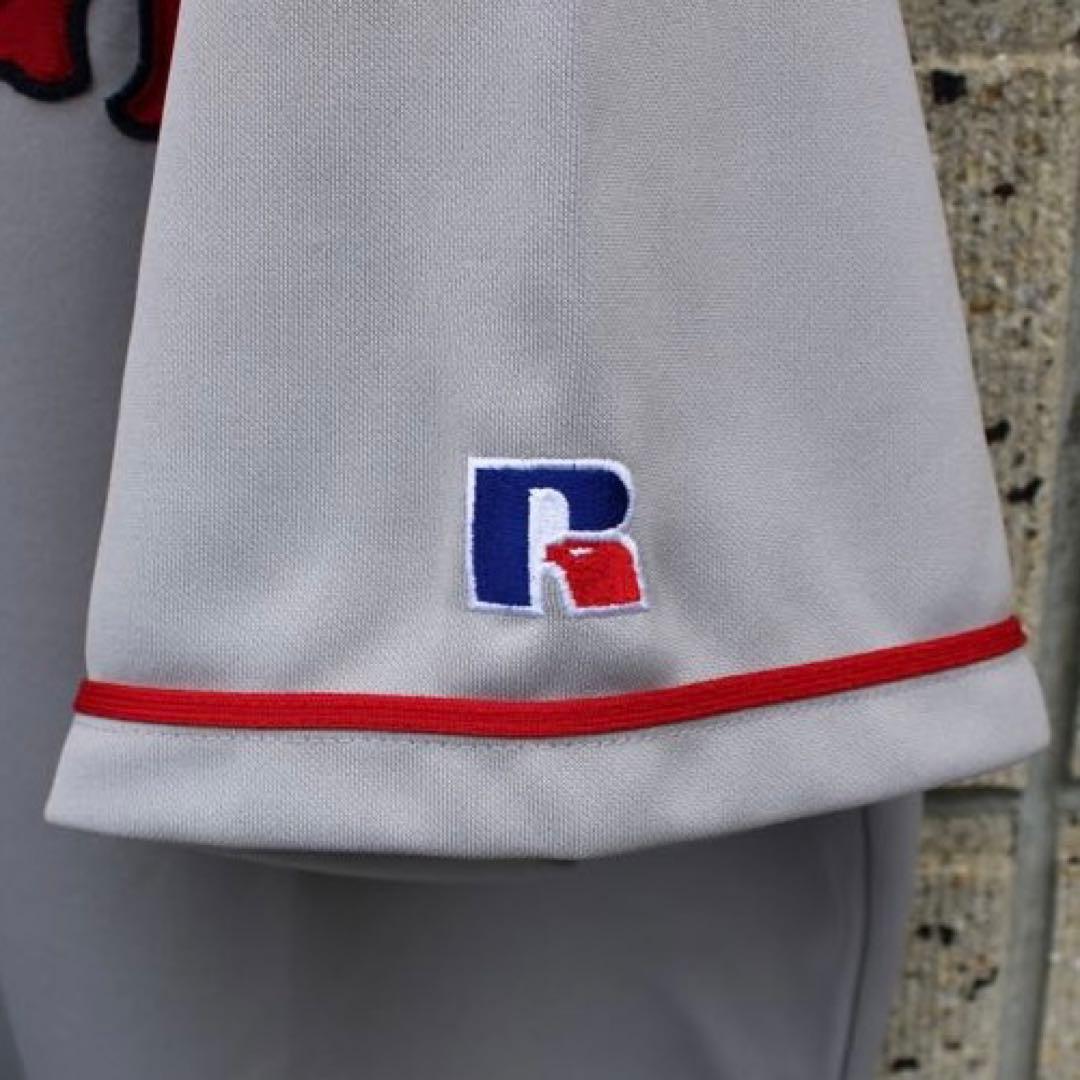 00's MLB ボストン レッドソックス XXL ビジター 古着 ゲームシャツ