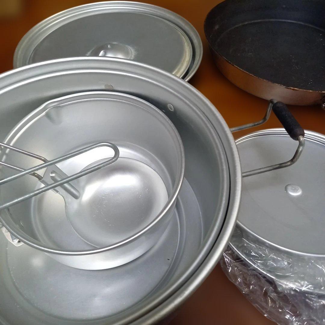 アウトドア　クーラーボックス　食器お鍋セット