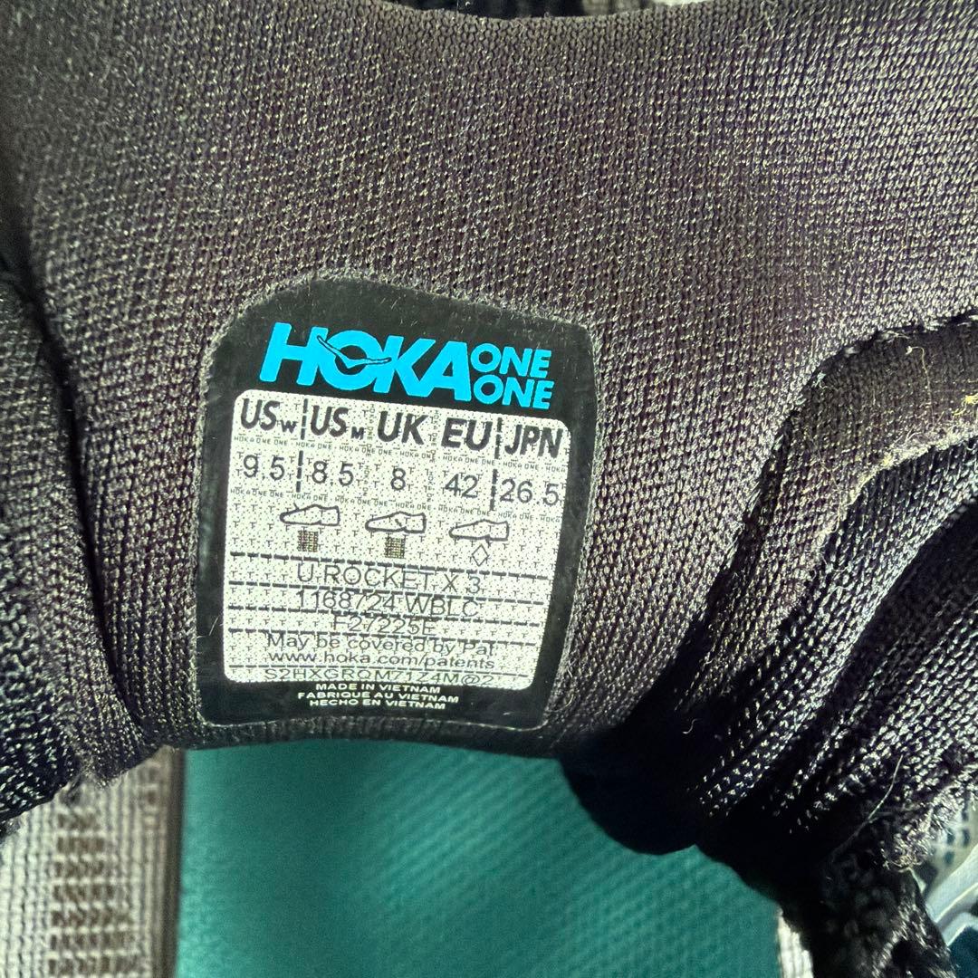 【自己ベスト達成✨】HOKA Rocket X 3 26.5cm カーボン