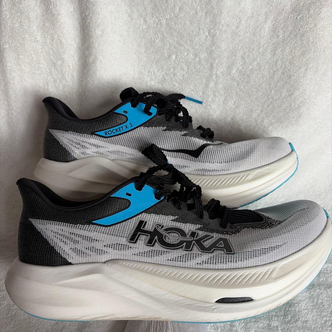 【自己ベスト達成✨】HOKA Rocket X 3 26.5cm カーボン