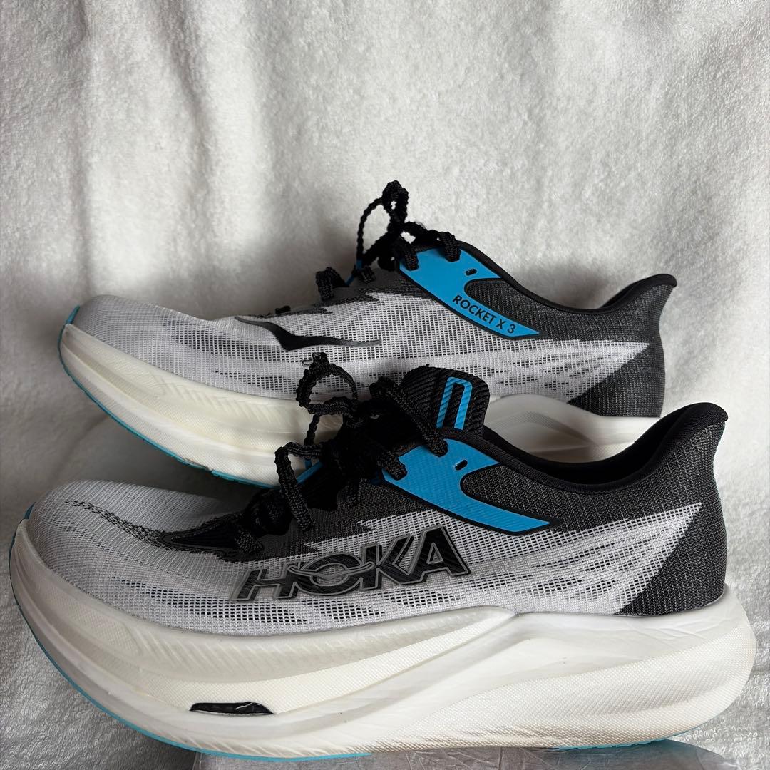 【自己ベスト達成✨】HOKA Rocket X 3 26.5cm カーボン