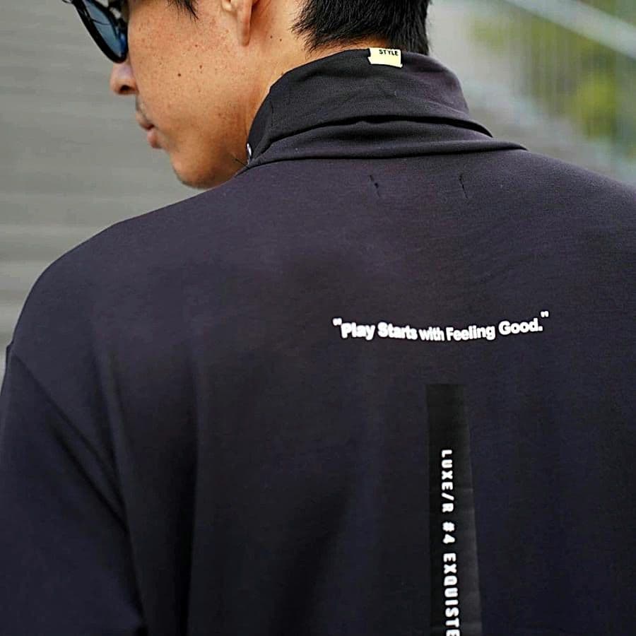 LUXE/RGOLF ストレッチシルキー タートルネック 46140BKXL