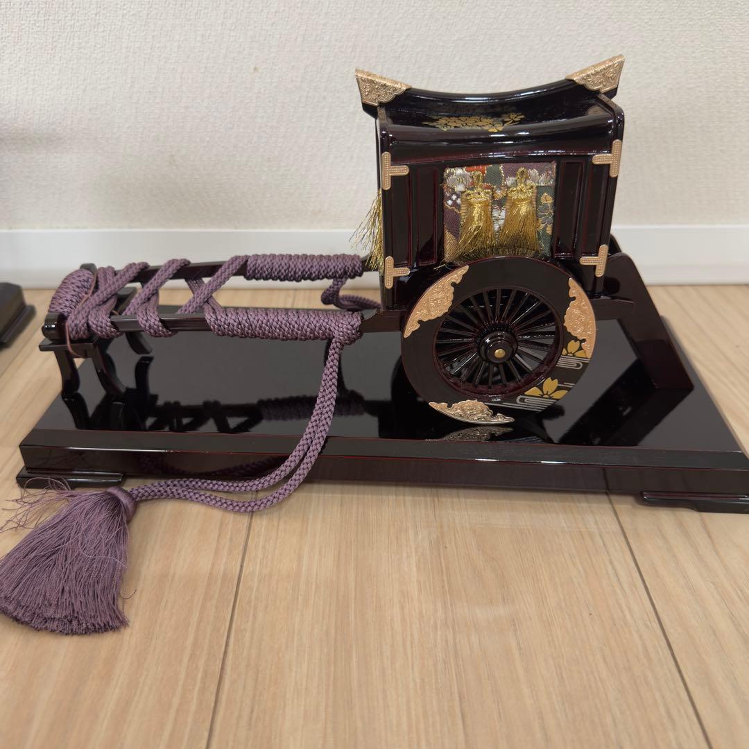 特撰 お雛道具揃 35号 6セット 木製 雪牡丹桜