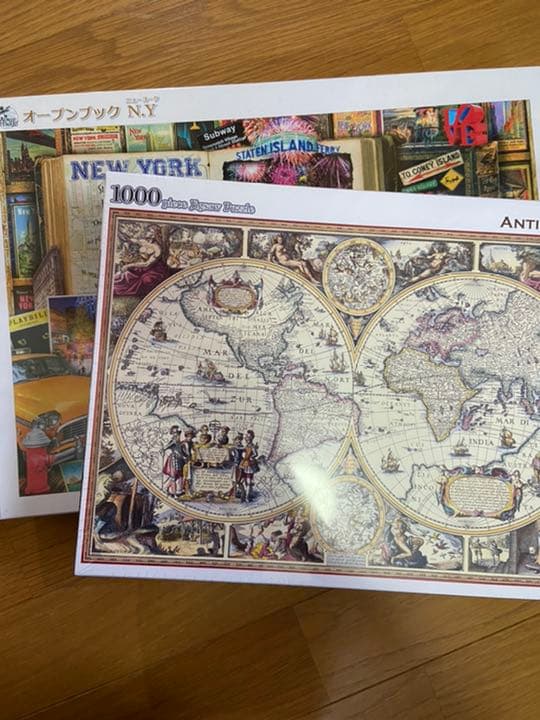 パズル　オープンブックニューヨーク  アンティークマップ　1000ピース