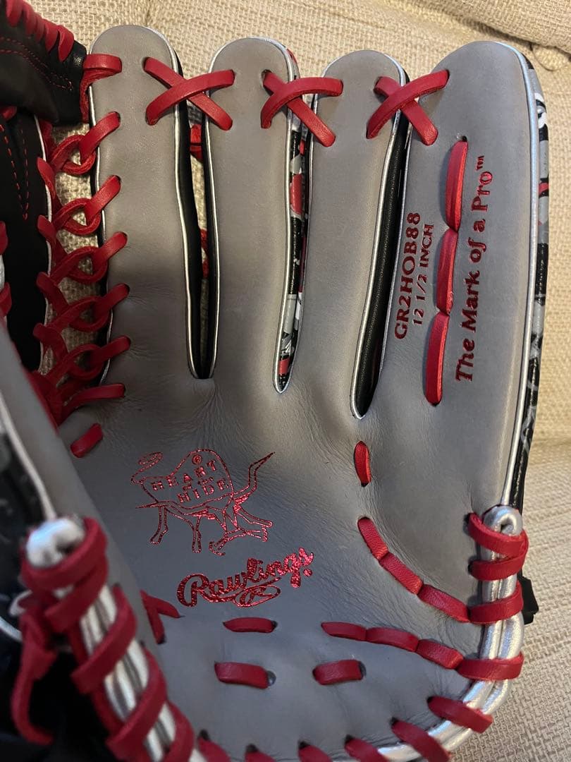 Rawlings 軟式用 12.5 外野手用 グローブ 右投用 GR2HOB88