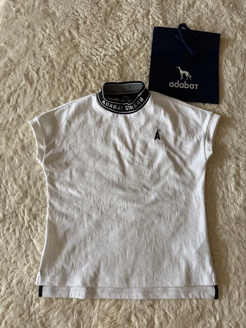 【美品】adabat stream モックネックトップス　レディース M