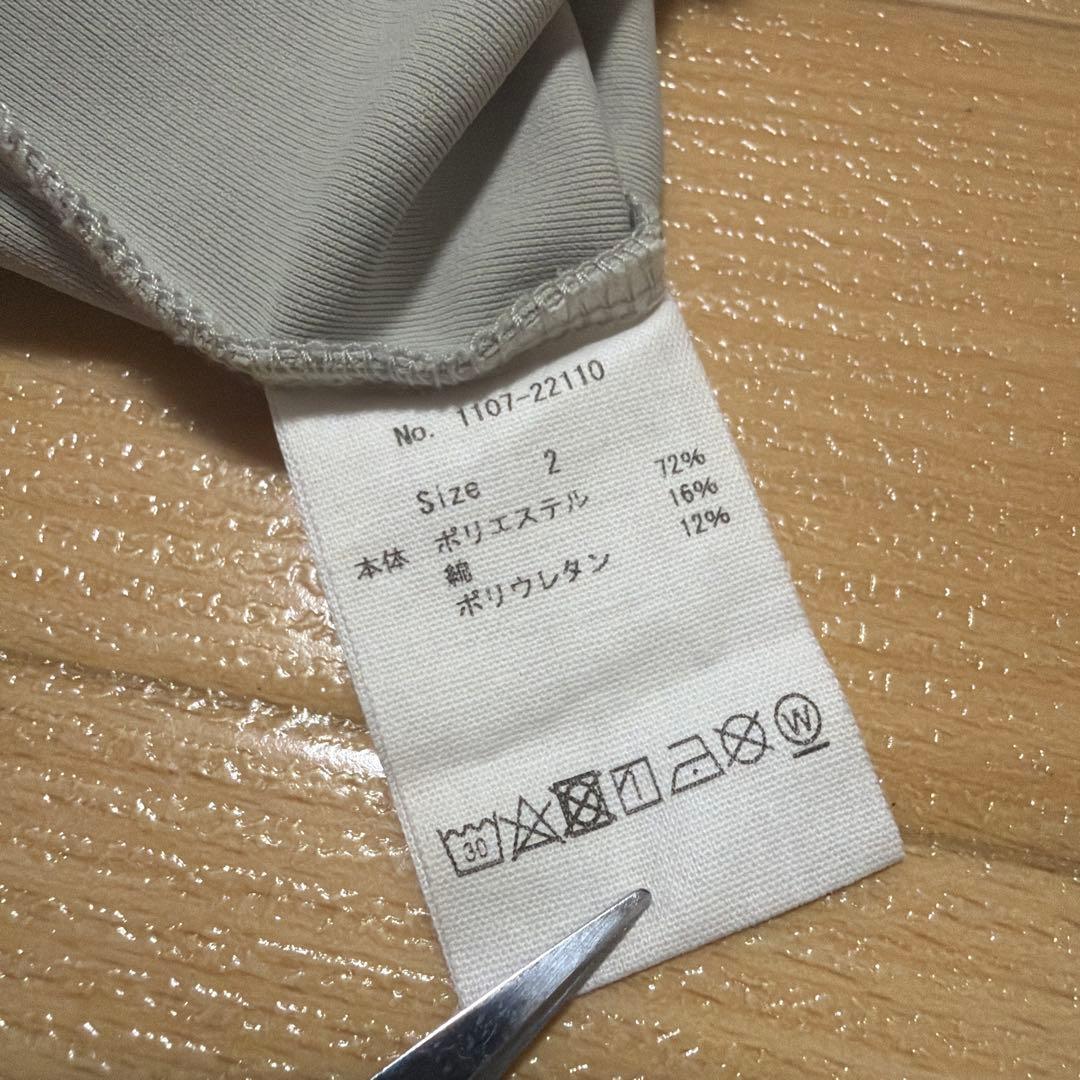 CPG GOLF ハーフジップスリーブレスワンピース ゴルフ ベージュ サイズ2
