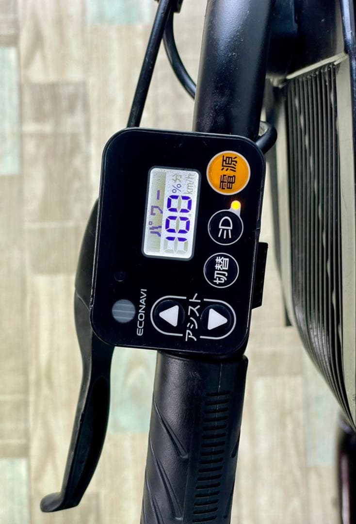 3517パナソニック8アンペア　3人乗り対応子供乗せ　電動アシスト自転車