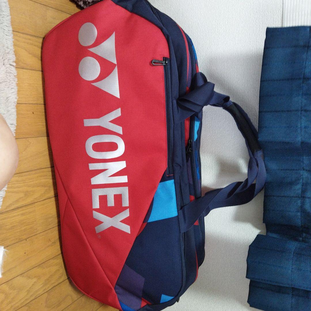 YONEX バドミントンバッグ 赤/青