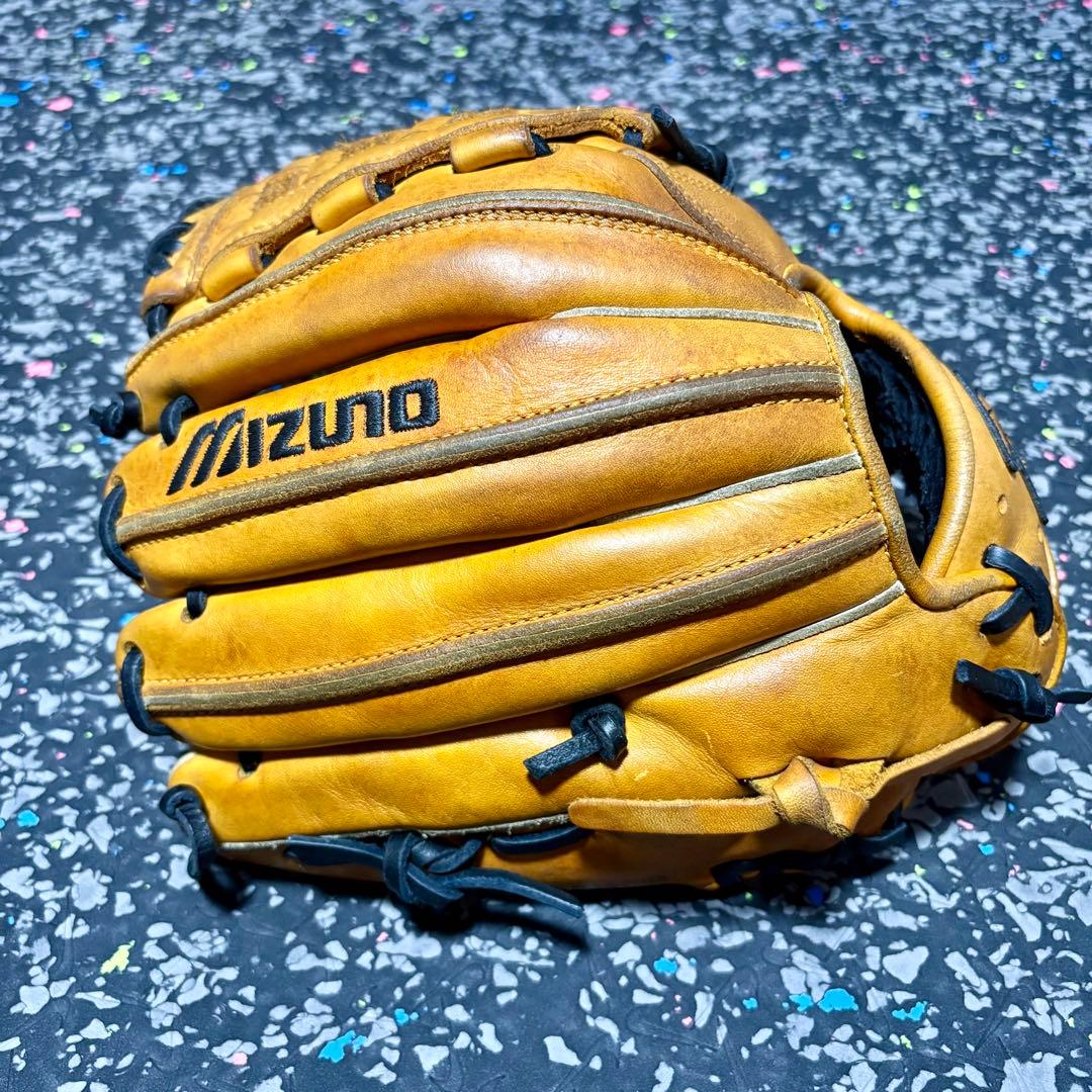 ミズノ 軟式用 内野手用グローブ プロフェッショナルグローバル バスケットウェブ