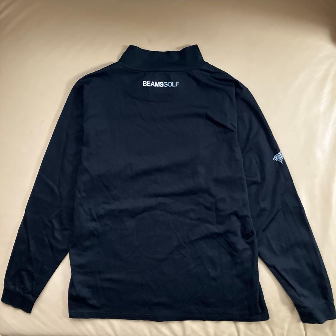 【美品】ビームスゴルフ BEAMS GOLF メンズ 長袖モックネック L