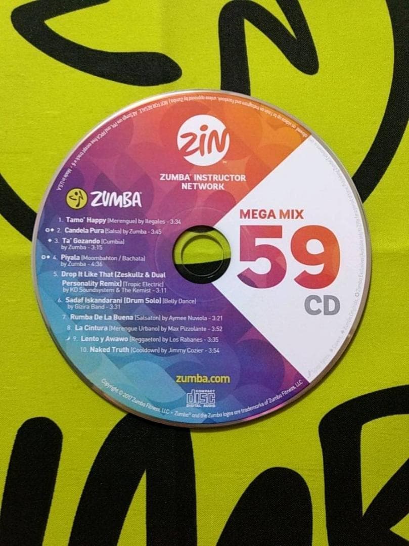 ZUMBA　ズンバ　MEGAMIX51～MEGAMIX60　CD　10枚セット