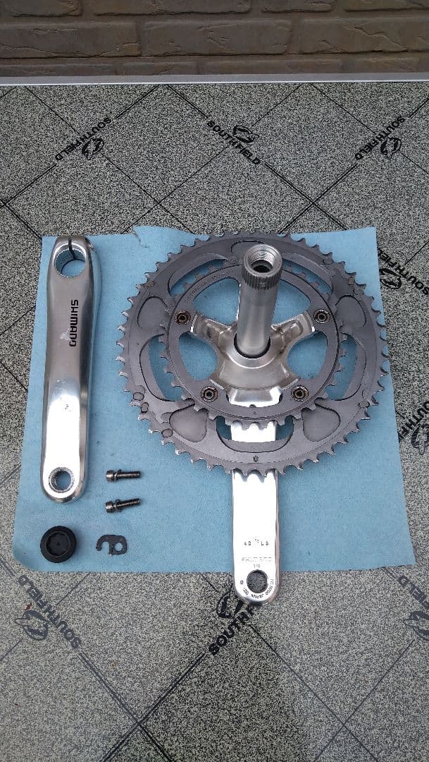 シマノ クランク FC-R700 コンパクト ダブル ホローテック