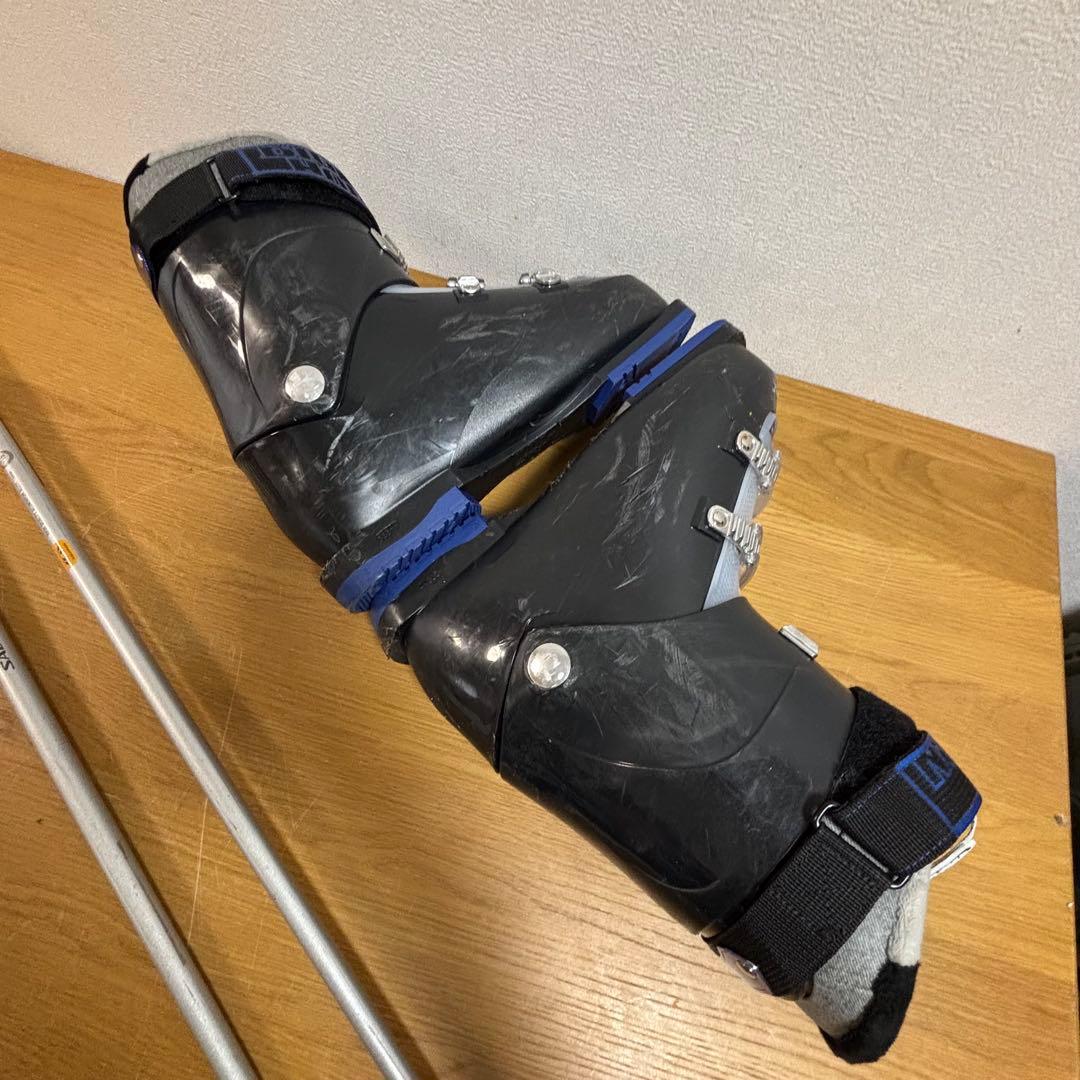 メンズFischerストック付スキーセット　28-28.5cm Salomon