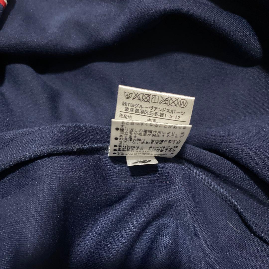 美品♡ニューバランスゴルフ♡ワンピース♡パーカー♡ネイビー♡ホワイト♡レッド♡M
