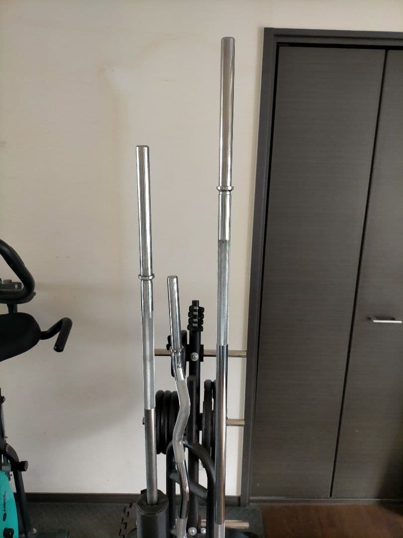 アイロテック 180cm バーベルシャフト ナイロングリップ付き
