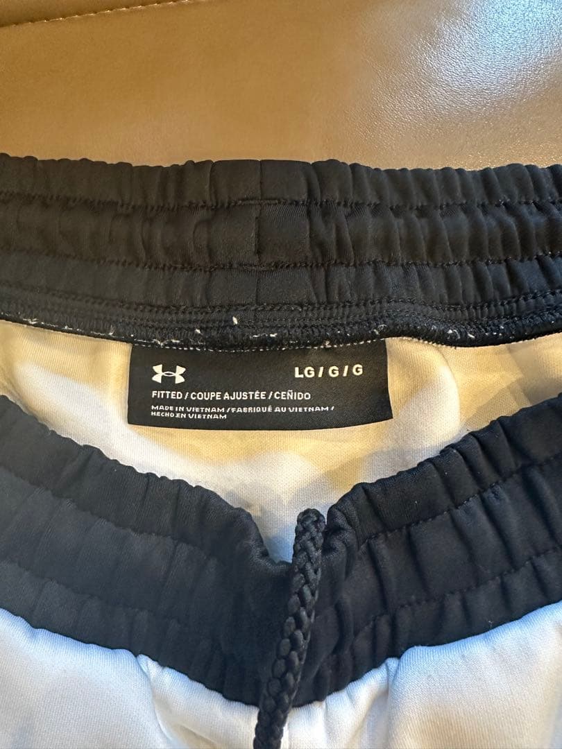 新庄　Under Armour ジャージ上下セット ホワイト/ブラック