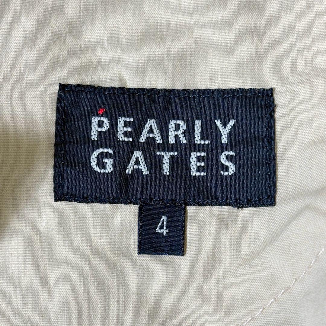 PEARLY GATES ゴルフパンツ 白 4 89刺繍