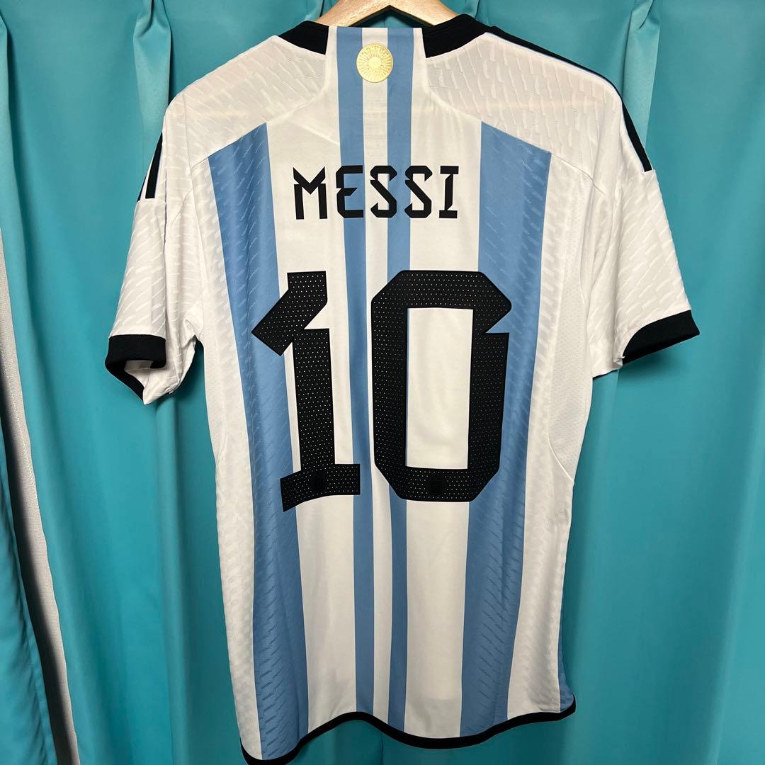 メッシ アルゼンチン代表 ユニフォーム ワールドカップ2022 優勝記念　正規品