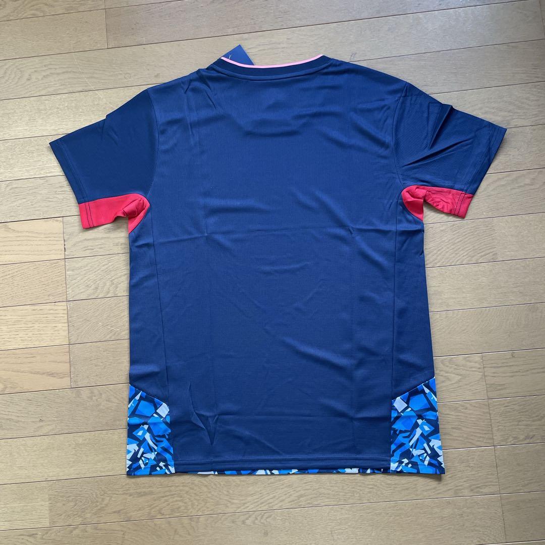 ヨネックス　YONEX バドミントン日本代表モデルゲームシャツ　新品　Lブルー