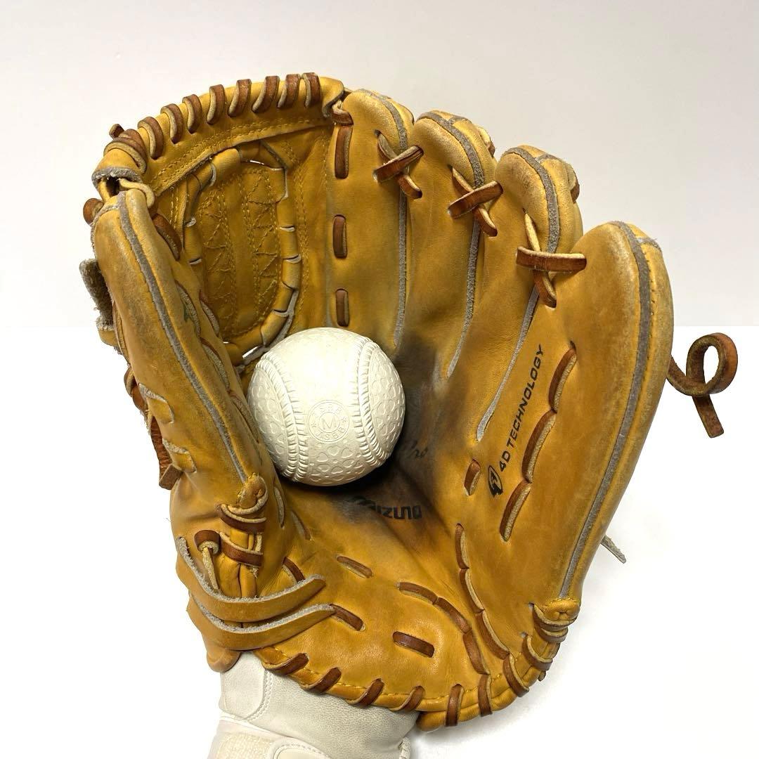良品✨Mizuno Pro ビッグM 軟式 投手用 右投げ 大人用