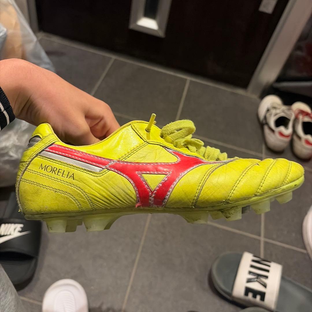 Mizuno Morelia スパイク イエロー/レッド