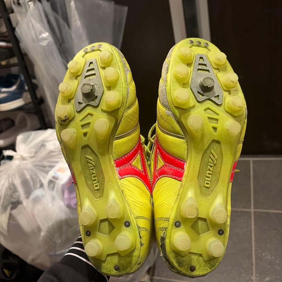 Mizuno Morelia スパイク イエロー/レッド