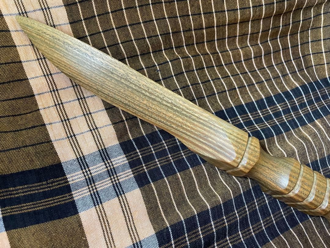 ゼロセンジコンバット/稲川義貴氏作成 Wood Spear レザーシース付き