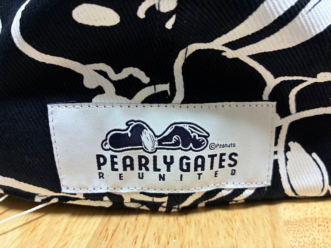PEARLY GATES スヌーピー柄キャップ フリーサイズ ゴルフ