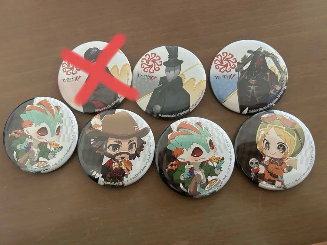 アイデンティティV 第五人格 缶バッジ 7個セット