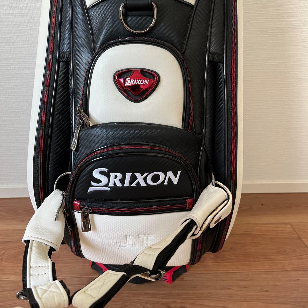 Srixon Z ゴルフキャディバッグ ホワイト/ブラック/レッド　ツアーモデル